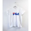 Fehér póló Fila felirattal