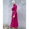 Sötét pink midiruha