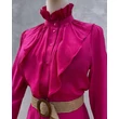 Sötét pink midiruha