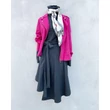 Pink művelúr dzseki