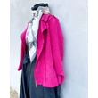 Pink művelúr dzseki