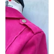 Pink művelúr dzseki