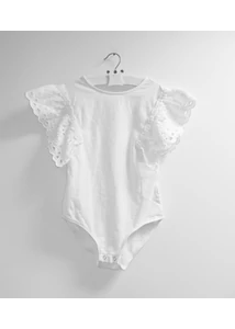 body azsúrozott fodorral-használt ruha-bebex.hu