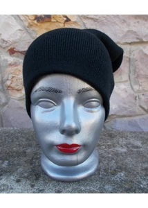 Fekete kötött sapk-használt ruha-bebex.hu