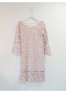 Rózsaszín csipkeruha-használt ruha-bebex.hu
