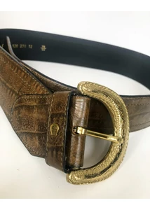 etienne aigner vintage bőröv-használt ruha-bebex.hu