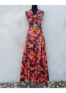 virágmintás maxi ruha-használt ruha-bebex.hu