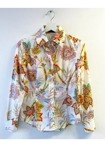 etro milano mintás blúz-használt ruha-bebex.hu