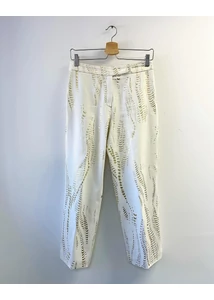 Betty Barclay arany mintás bokanadrág