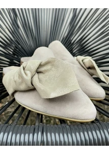 Donna Carolina velúrbőr papucs