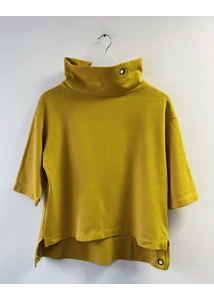 Mustársárga blúz
