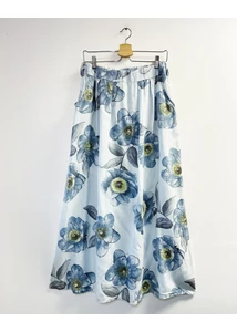 virágmintás maxiszoknya-használt ruha-bebex.hu