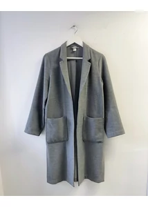 Szürke átmeneti kabát