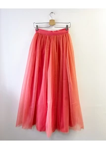 Lazacrózsaszín tüllszoknya
