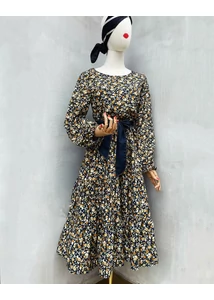 Virágmintás midiruha