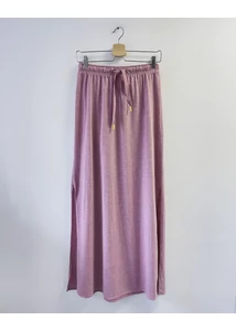 Mályvaszínű maxiszoknya