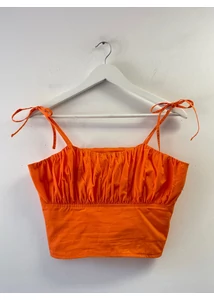 Narancssárga crop felső
