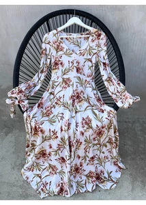 Virágmintás midiruha