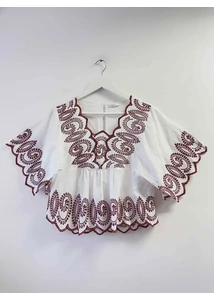 Motivi hímzett blúz