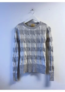 Csavartmintás pulóver