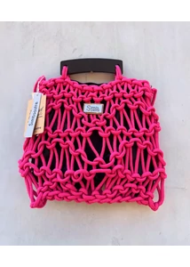 Simosastre makramé táska