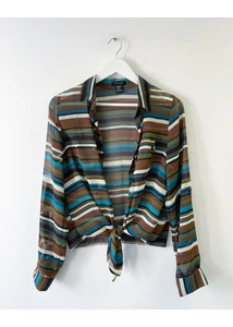 csíkos blúz-használt ruha-bebex-hu