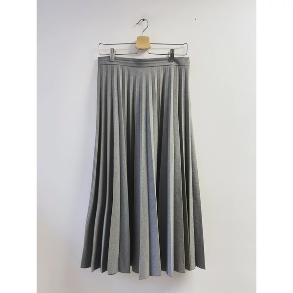 Szürke pliszé szoknya