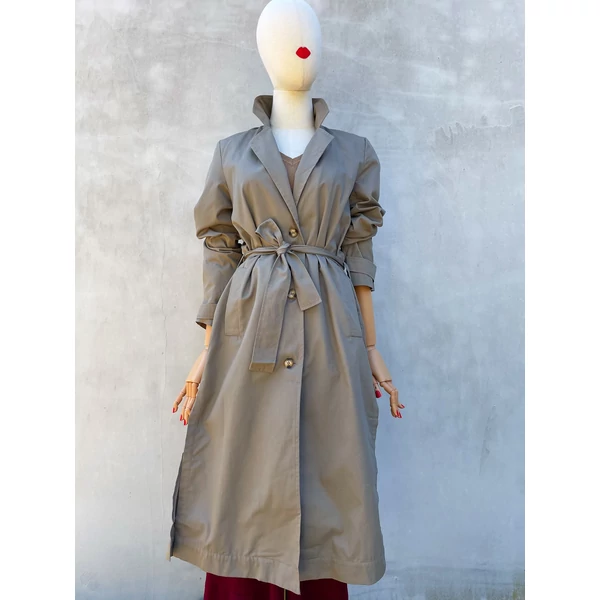 Topbarna ballonkabát