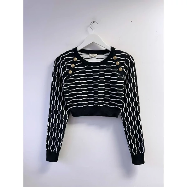 Moocci Paris crop pulóver