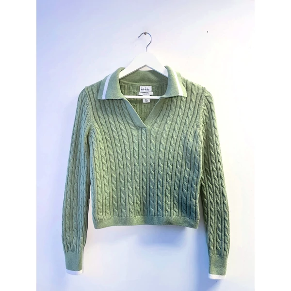 Nicole Miller csavartmintás pulóver