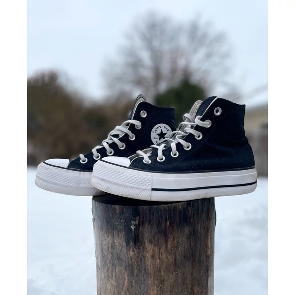 Converse All Star platform tornacipő
