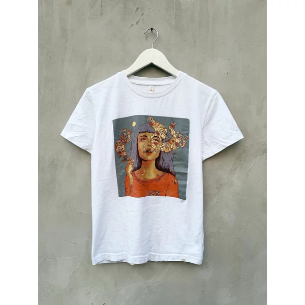 Pamut póló mintával